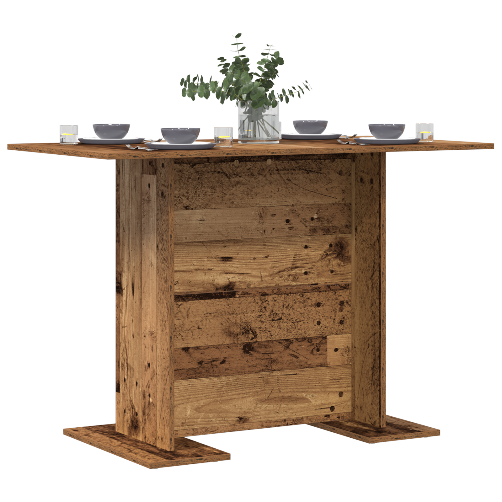Spisebord Gamle Tre 110X60X75 Cm Konstruert Tre
