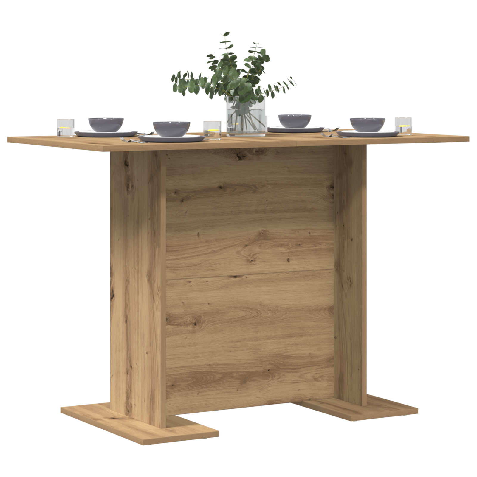 Spisebord Artisan Eik 110X60X75 Cm Konstruert Tre