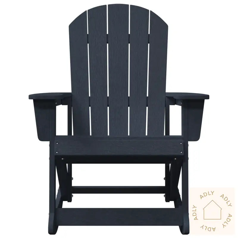 Adirondack Gyngestol Marine Blue 73.5X92X90 Cm Hdpe