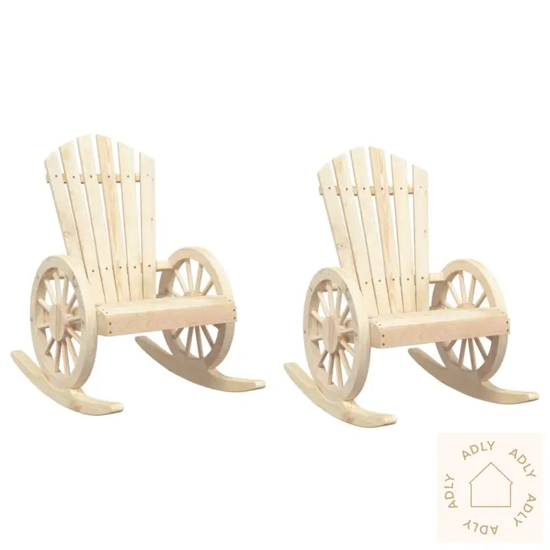 Adirondack Gyngestoler 2 Stk Heltre Gran