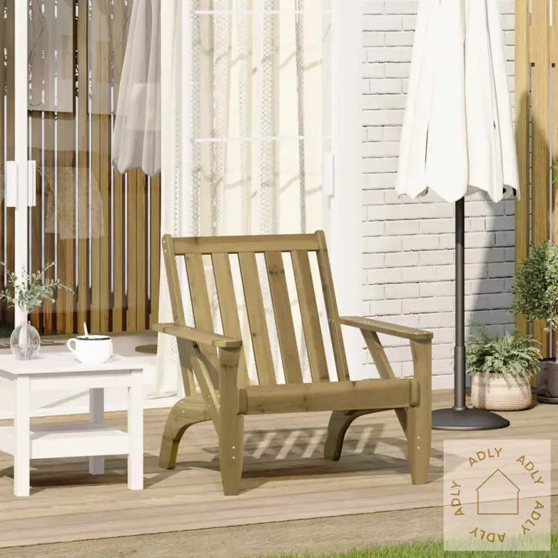 Adirondack Hagestol 75X77X77 Cm Impregnert Furu