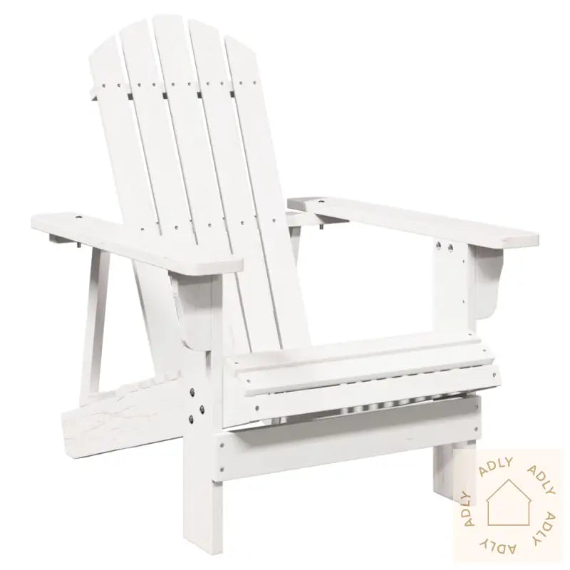 Adirondack Stol Hvit 69X85X90,5 Cm Heltre Gran