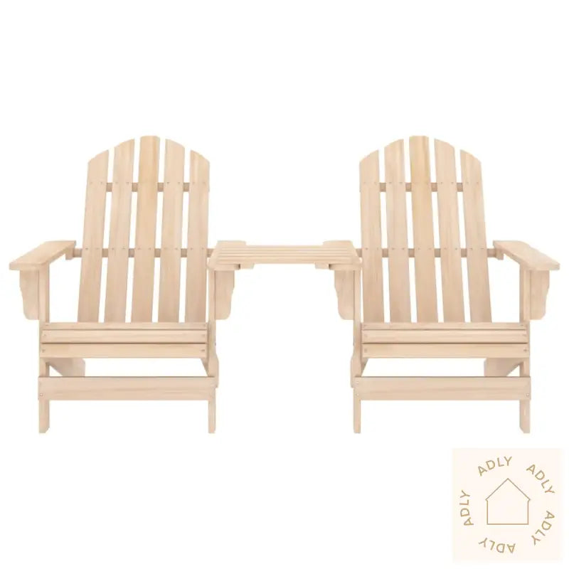 Adirondack Hagestoler Med Tebord Heltre Gran
