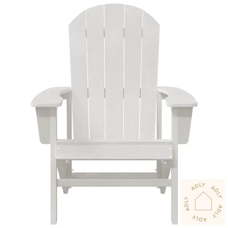 Adirondack Stol Hvit 74X82X91 Cm Hdpe