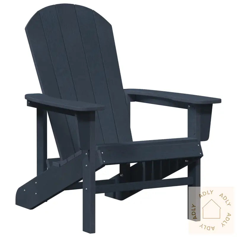 Adirondack Stol Marineblå 74X82X91 Cm Hdpe