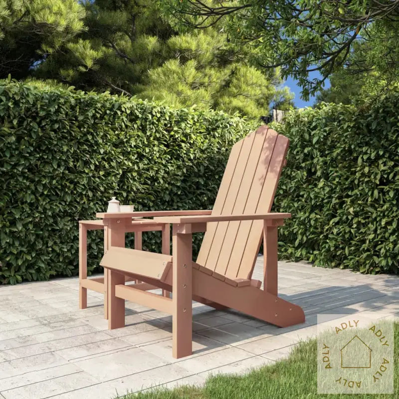 Adirondack Hagestol Hdpe Brun