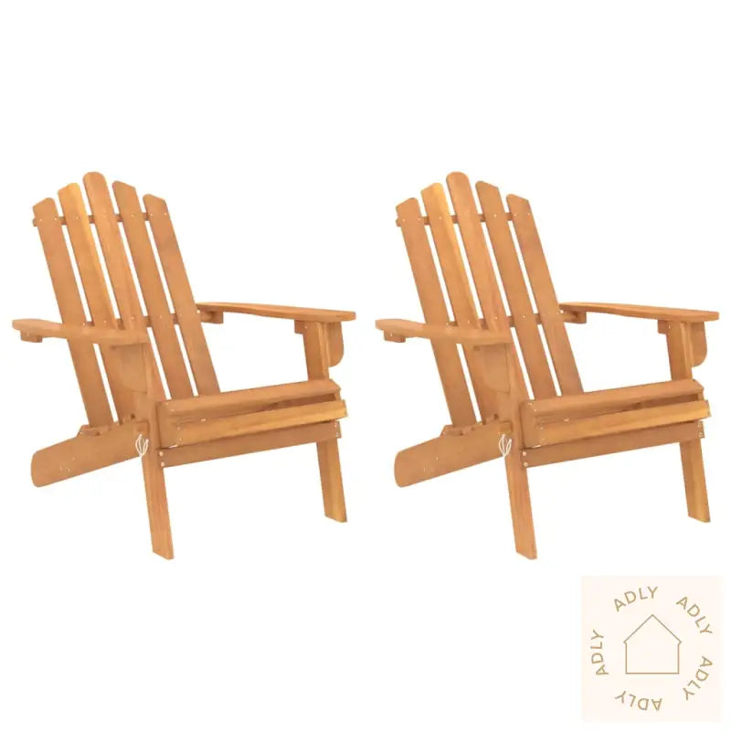Adirondack-Hagestoler 2 Stk Heltre Akasie