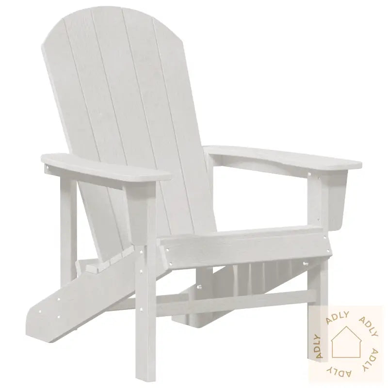 Adirondack-Stoler 2 Stk Hvit 74X82X90 Cm Hdpe