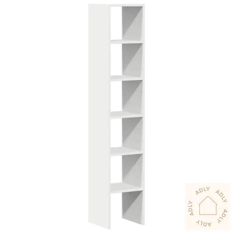 Bokhyller 2 Stk Stabelbare Hvite 30X30X80 Cm Konstruert Tre