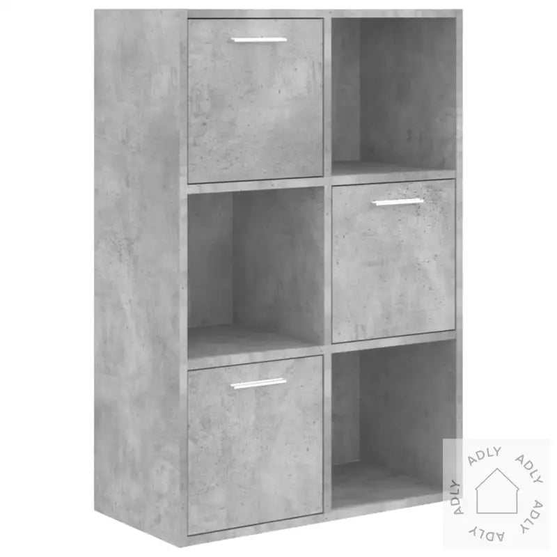 Oppbevaringsskap Betonggrå 60X29,5X90 Cm Konstruert Tre