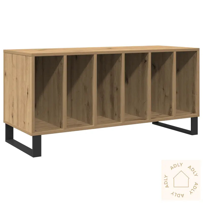 Record Cabinet Artisan Oak 100X38X48 Cm Konstruert Tre