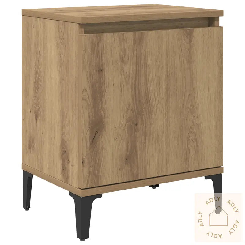 Artisan Eik Nattbord Artisan Eik Konstruert Tre, Metall