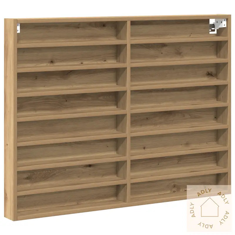 Vitrine Cabinet Artisan Eik 100X8,5X75 Cm Ingeniørrtre