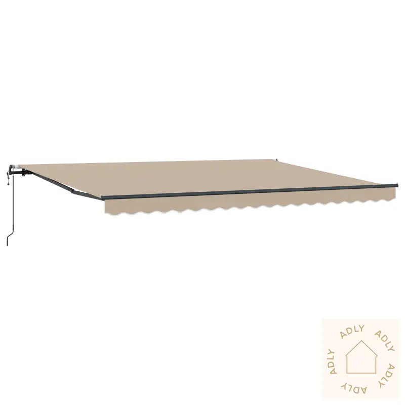 Automatisk Utrekkbar Markise Beige 450X350 Cm