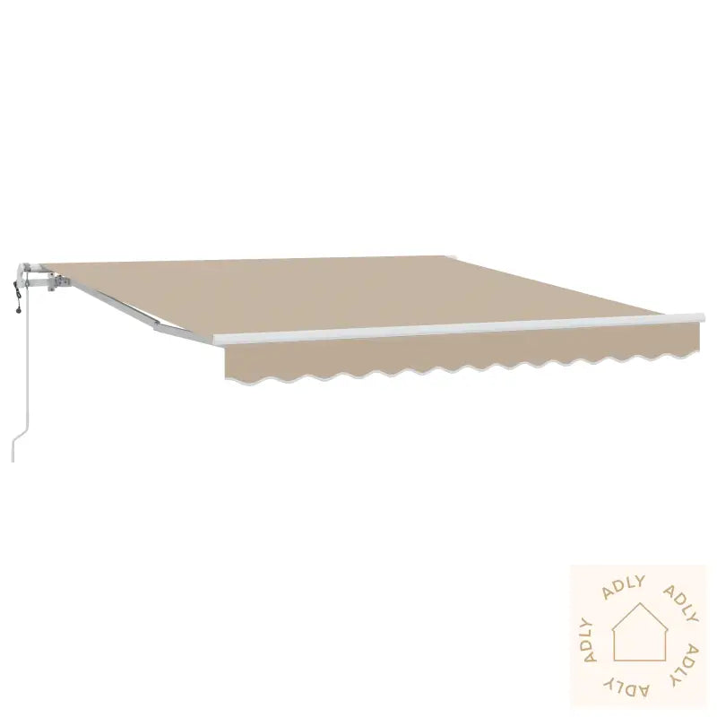 Automatisk Uttrekkbar Markise Beige 350X250 Cm
