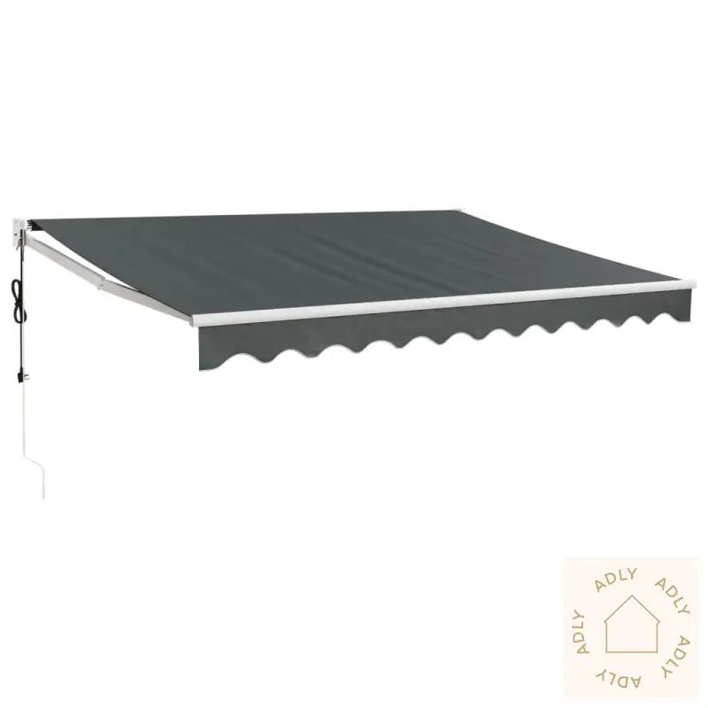 Automatisk Uttrekkbar Markise Antrasitt 3X2,5 M