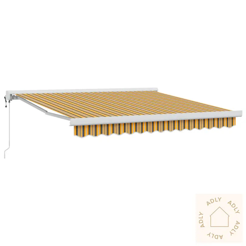 Automatisk Uttrekkbar Markise Multicolor Stripe 300X250 Cm
