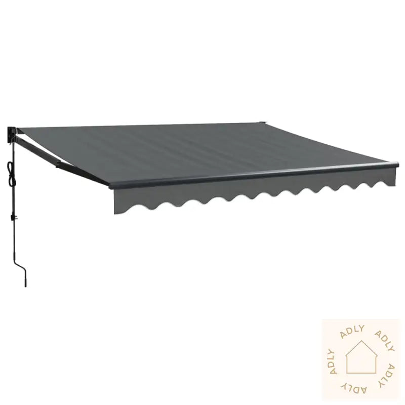 Automatisk Uttrekkbar Markise Antrasitt 3X2,5 M