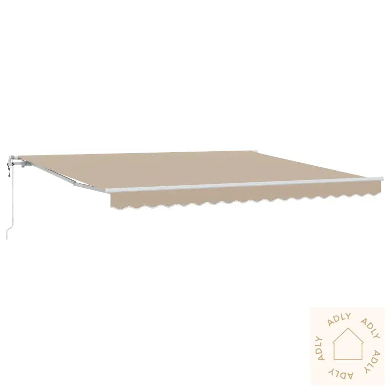 Automatisk Uttrekkbar Markise Beige 400X350 Cm