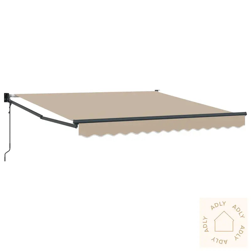 Automatisk Uttrekkbar Markise Beige 350X250 Cm