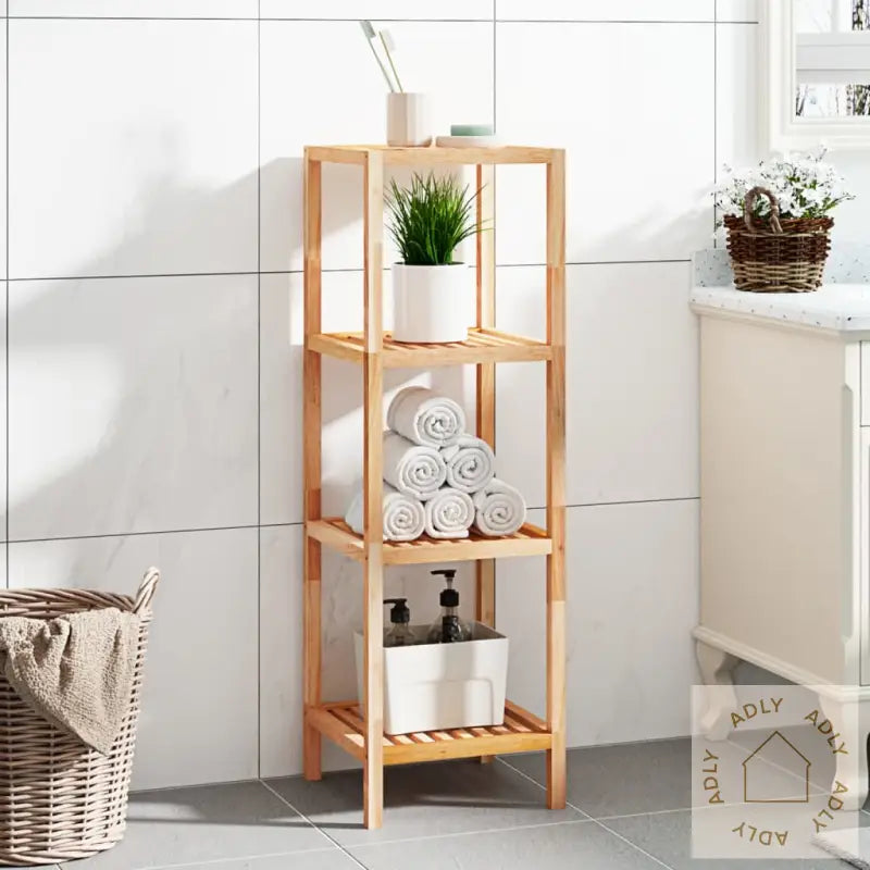 Baderomshylle 36X36X112 Cm Heltre Valnøtt