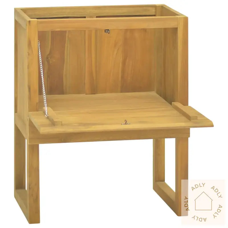Baderomsskap 60X40X75 Cm Heltre Teak