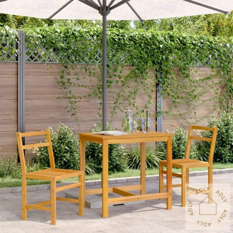 Balkongsett 3 Deler Heltre Akasie