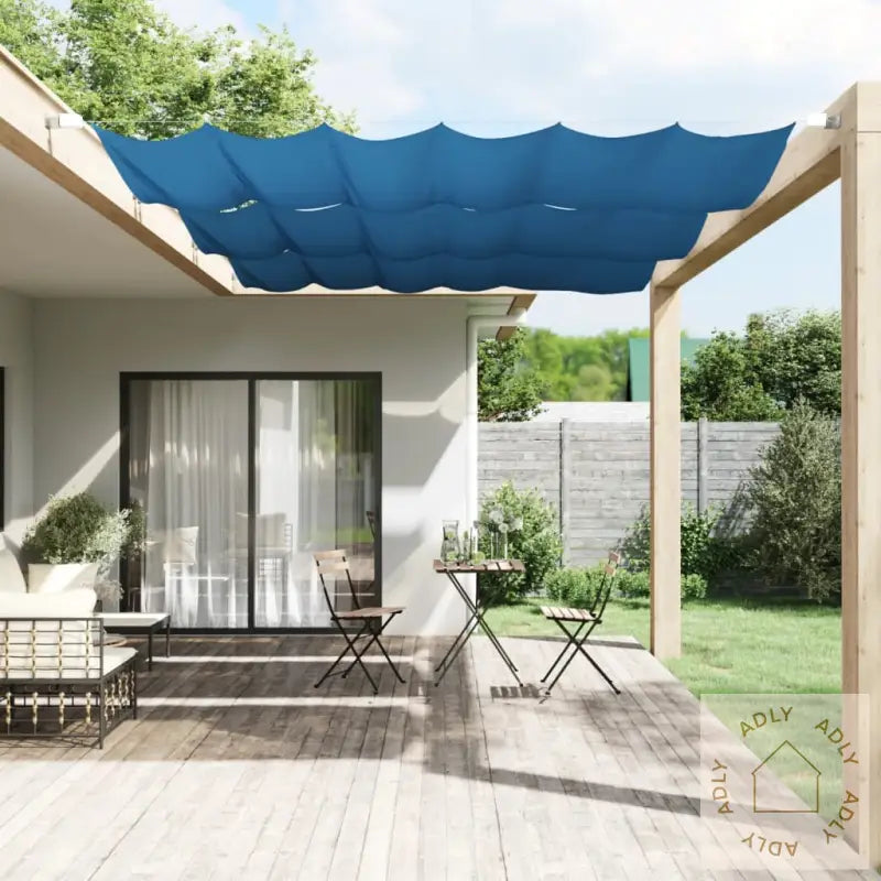 Vertikal Markise Blå 140X270 Cm Oxfordstoff