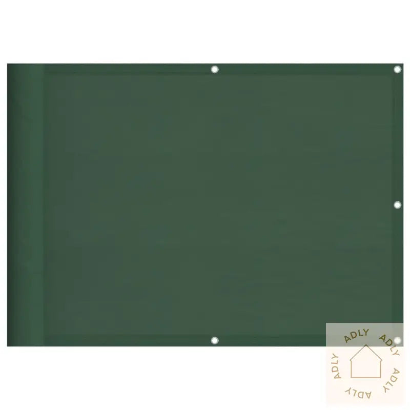 Balkongskjerm Mørkegrønn 75X700 Cm 100% Polyester Oxford