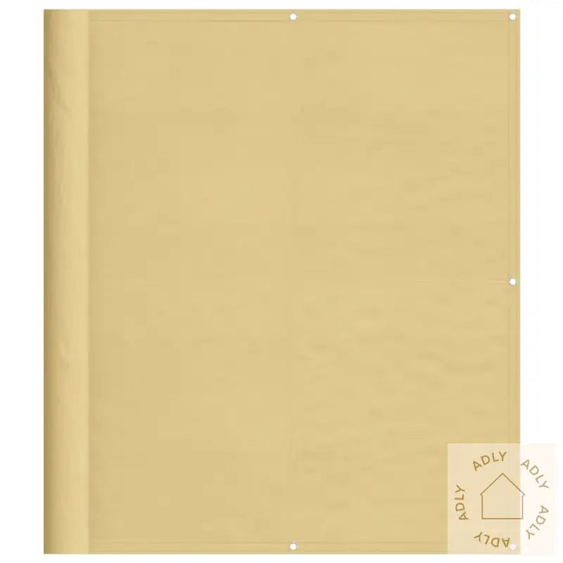 Balkongskjerm Sand 120X600 Cm 100% Polyester Oxford