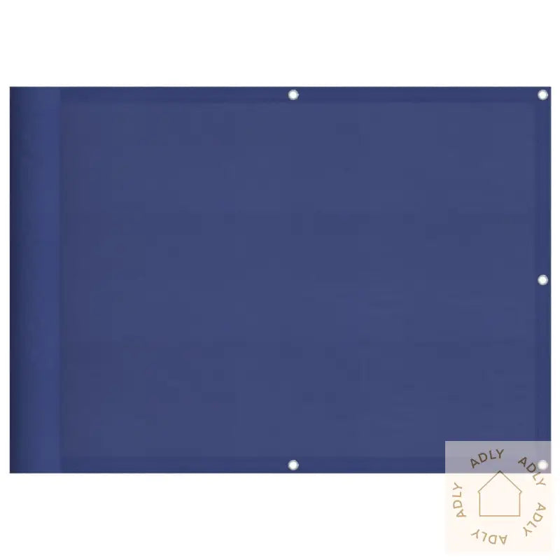 Balkongskjerm Blå 75X700 Cm 100% Polyester Oxford