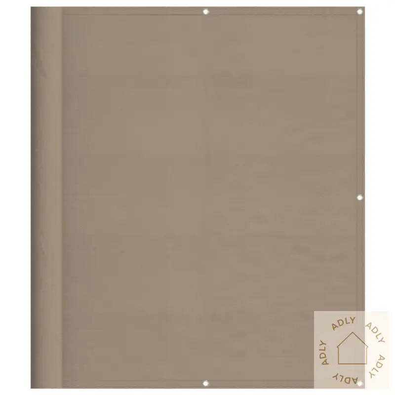 Balkongskjerm Gråbrun 120X700 Cm 100% Polyester Oxford