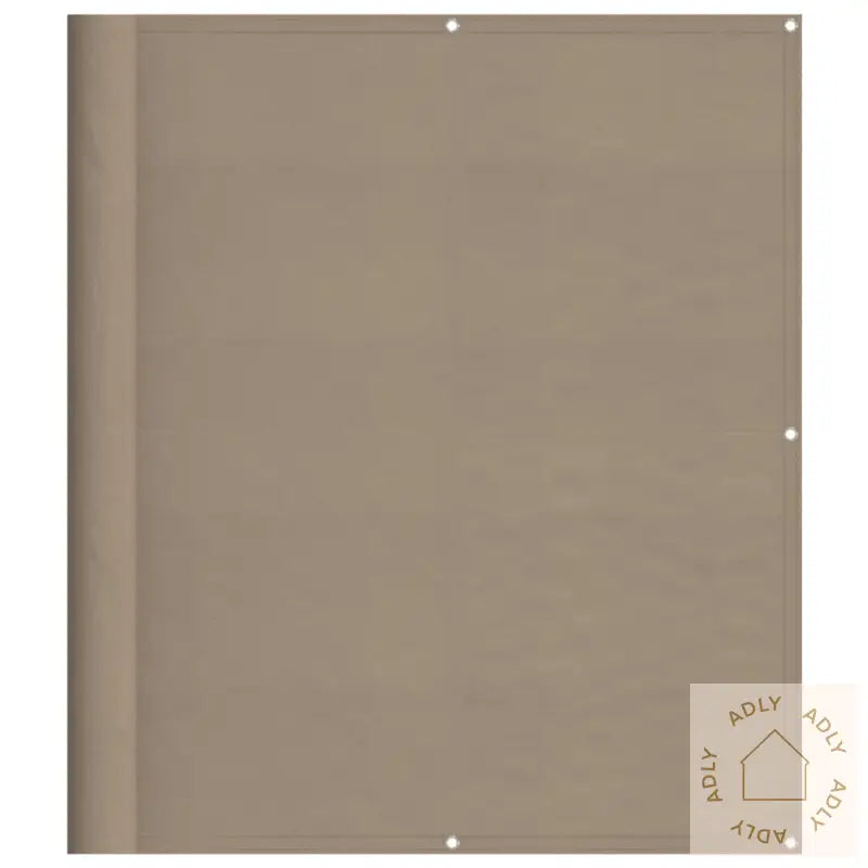 Balkongskjerm Gråbrun 120X800 Cm 100% Polyester Oxford