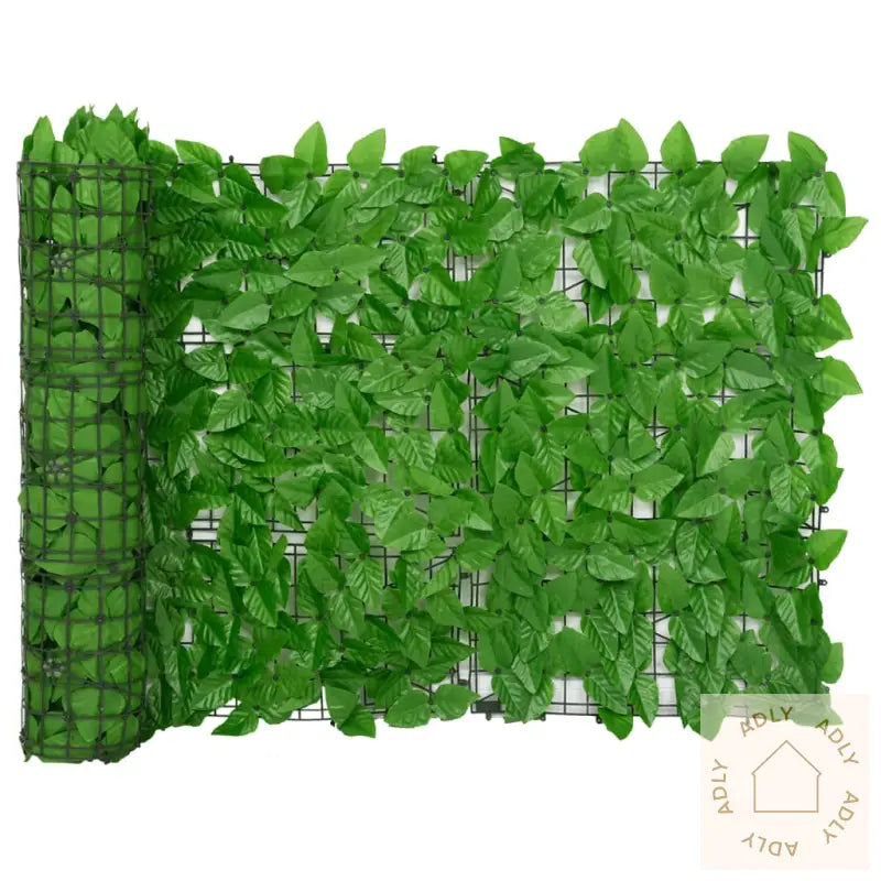 Balkongskjerm Med Grønne Blader 200X75 Cm