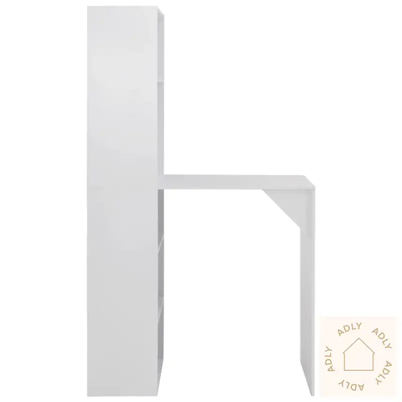 Barbord Med Skap Hvit 115X59X200 Cm