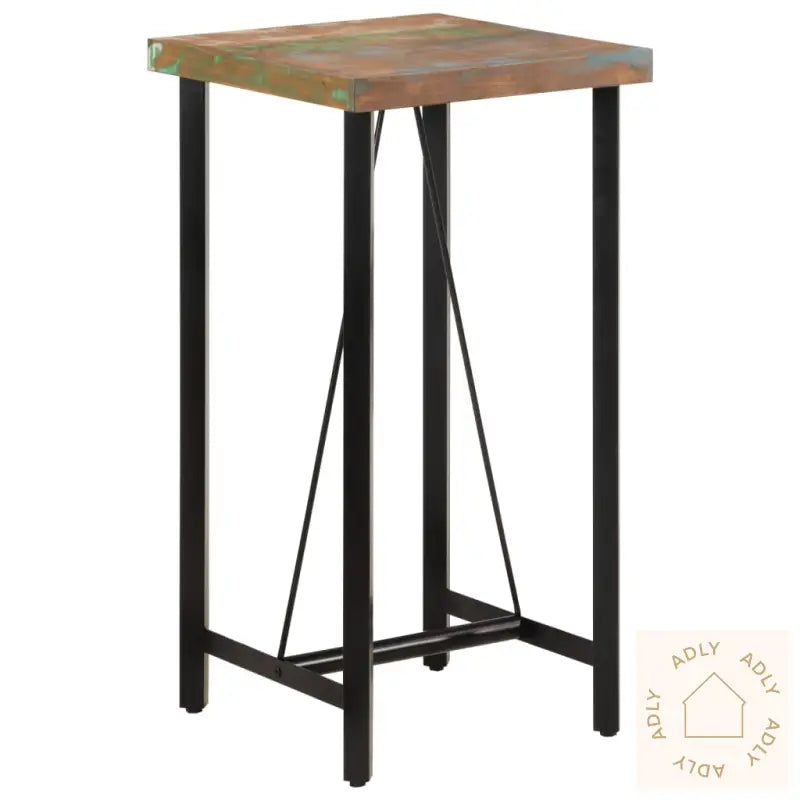 Barbord 55X55X107 Cm Heltre Akasie Og Jern