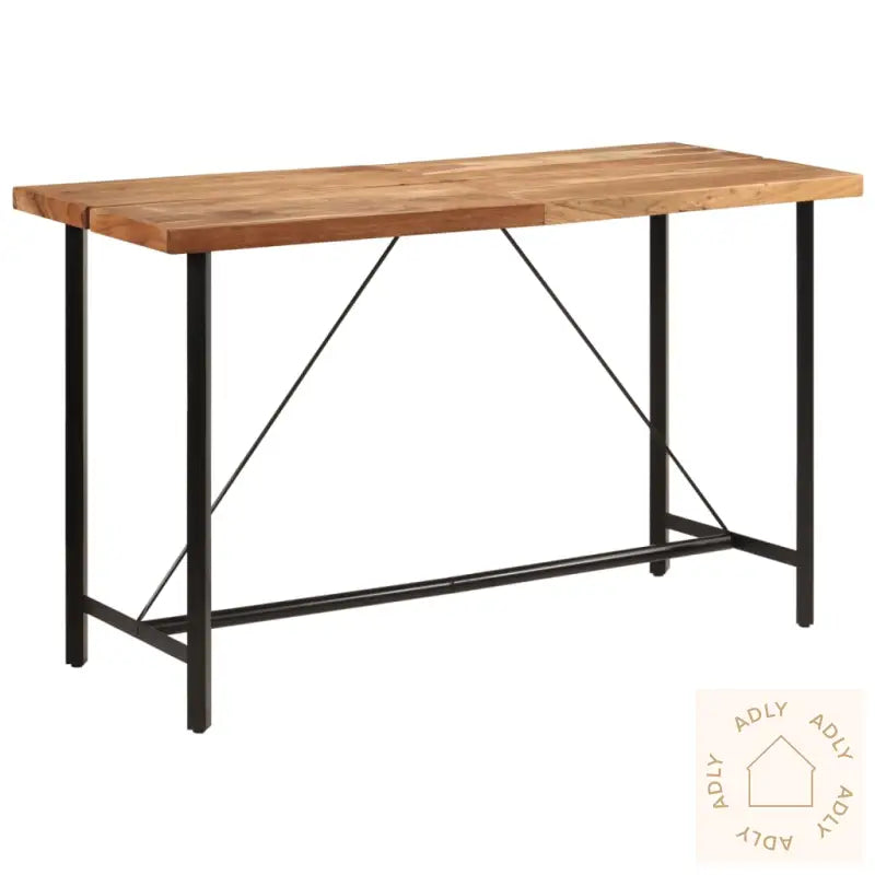 Barbord 180X70X107 Cm Heltre Akasie Og Jern