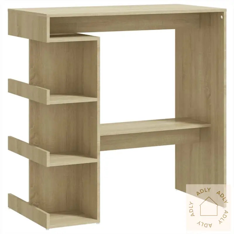 Barbord Oppbevaring Sonoma Eik 100X50X101,5 Cm Konstruert Tre