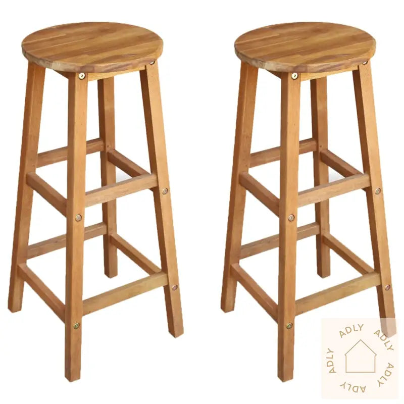 Barstoler 2 Stk Heltre Akasie