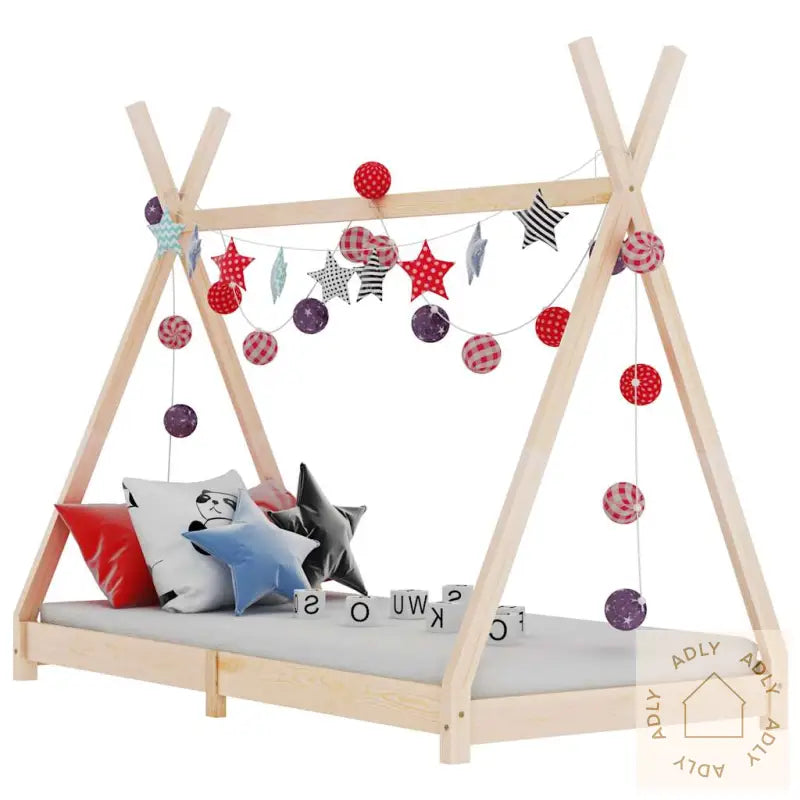 Sengeramme For Barn Heltre Furu 70X140 Cm