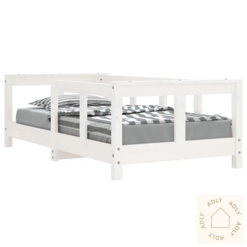 Barnesengeramme Hvit 70X140 Cm Heltre Furu