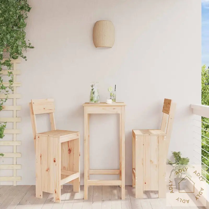 Barkrakker 2 Stk 40X48,5X115,5 Cm Heltre Furu