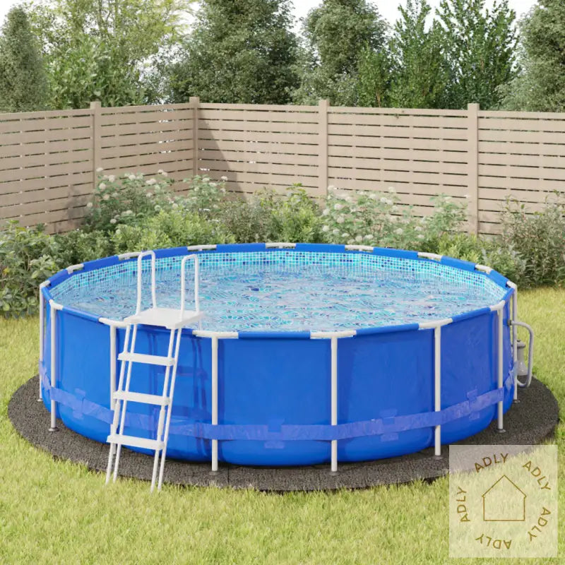 Bassengduk Lysegrå Ø550 Cm Polyester Geotekstil