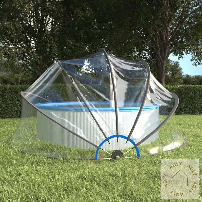Bassengkuppel Rund 467X234 Cm Pvc