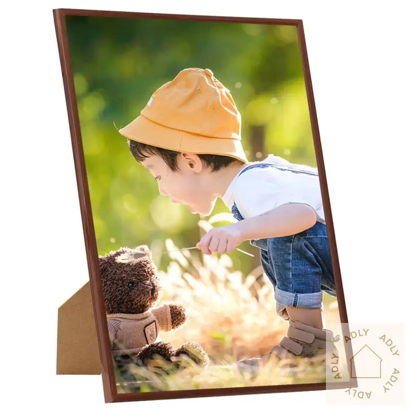 Fotorammekollasje For Vegg Eller Bord 5 Stk Bronse 70X90 Cm Mdf