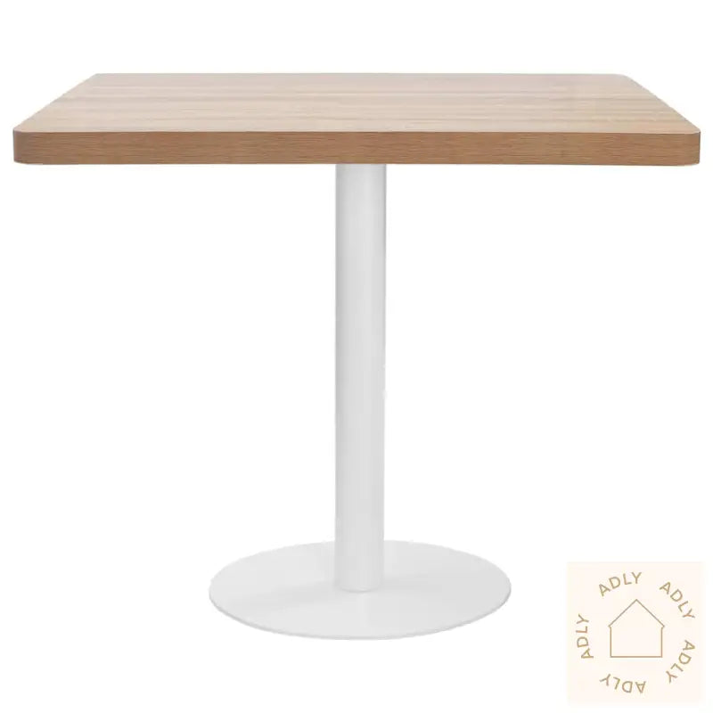 Bistrobord Lysebrun 80X80 Cm Mdf