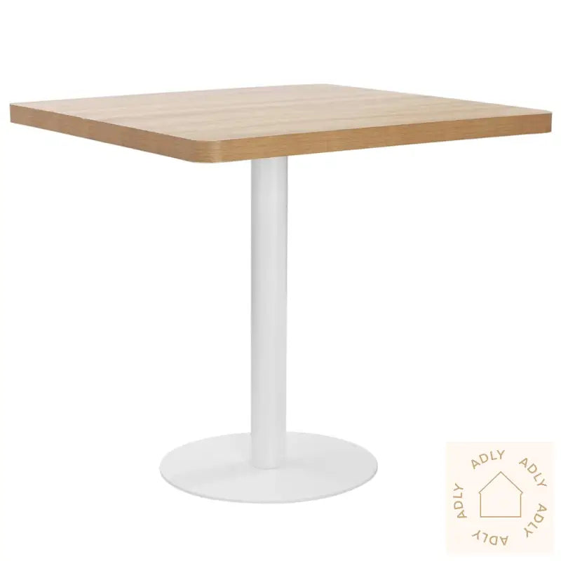 Bistrobord Lysebrun 80X80 Cm Mdf