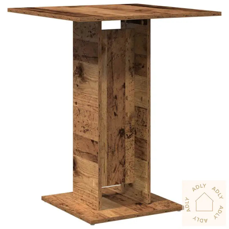 Bistrobord Gammelt Tre 60X60X75 Cm Konstruert Tre