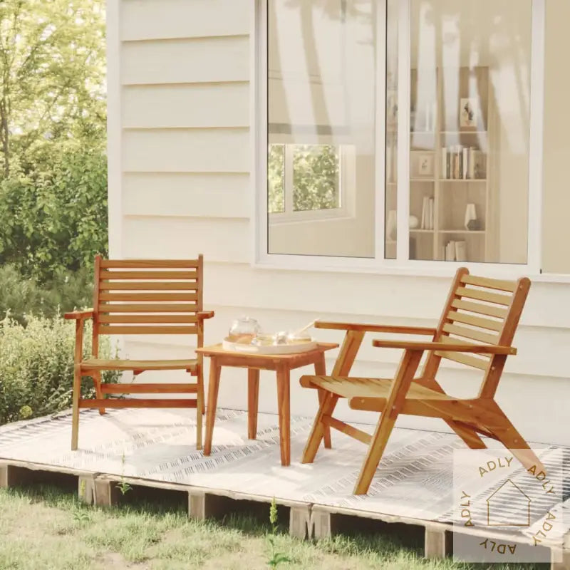 Bistrosett 3 Deler Heltre Akasie