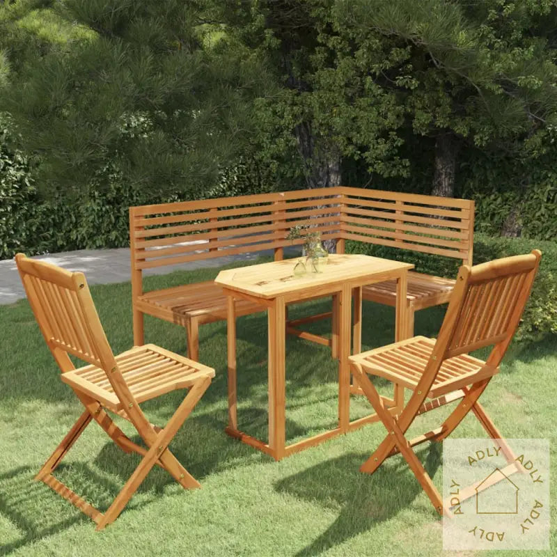 Bistrosett 4 Deler Heltre Akasie